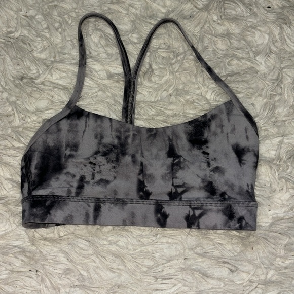 Gray tie dye lululemon legging & sports bra set - Picture 2 of 7